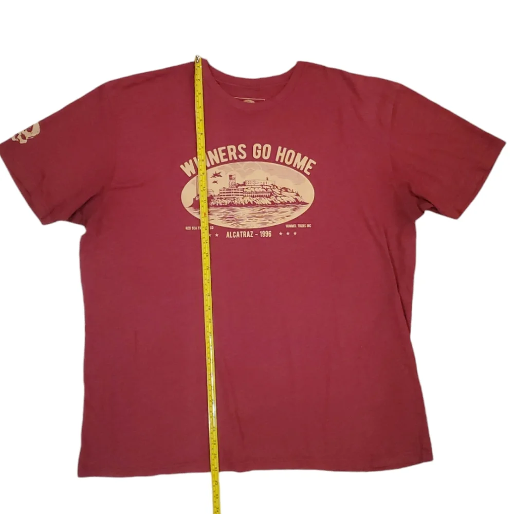 Zero Foxtrot Men's Maroon Red Winners Go Home T-shirt Size 3XL‎